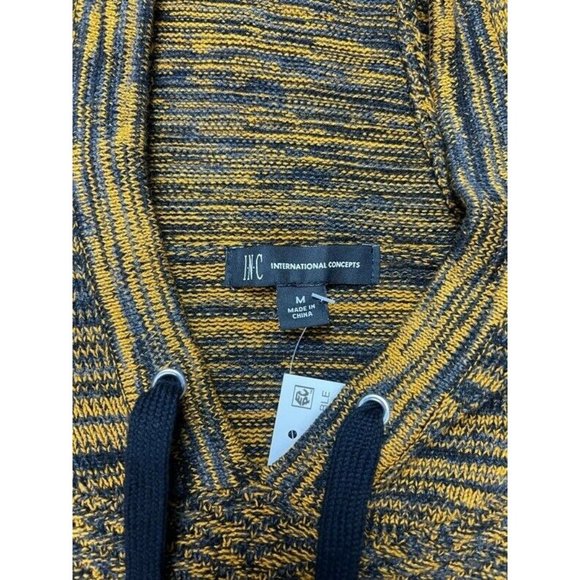 Inc International Concepts Mens Hoodie Gold Splendor Space Dye Sweatshirt M New - Picture 7 of 8